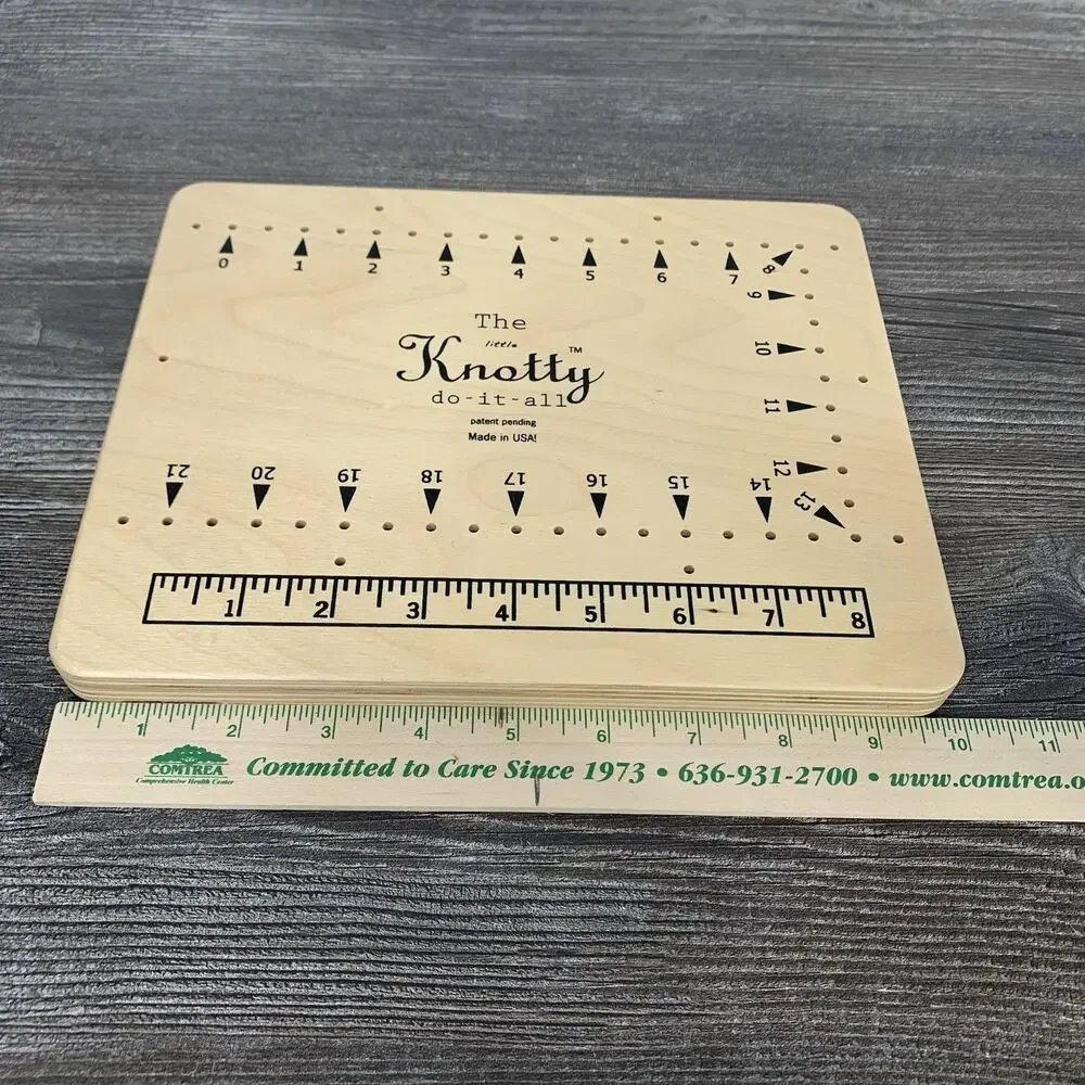 The Little‎ Knotty do-it-all Beading Jewelry Making DIY Wooden BOARD